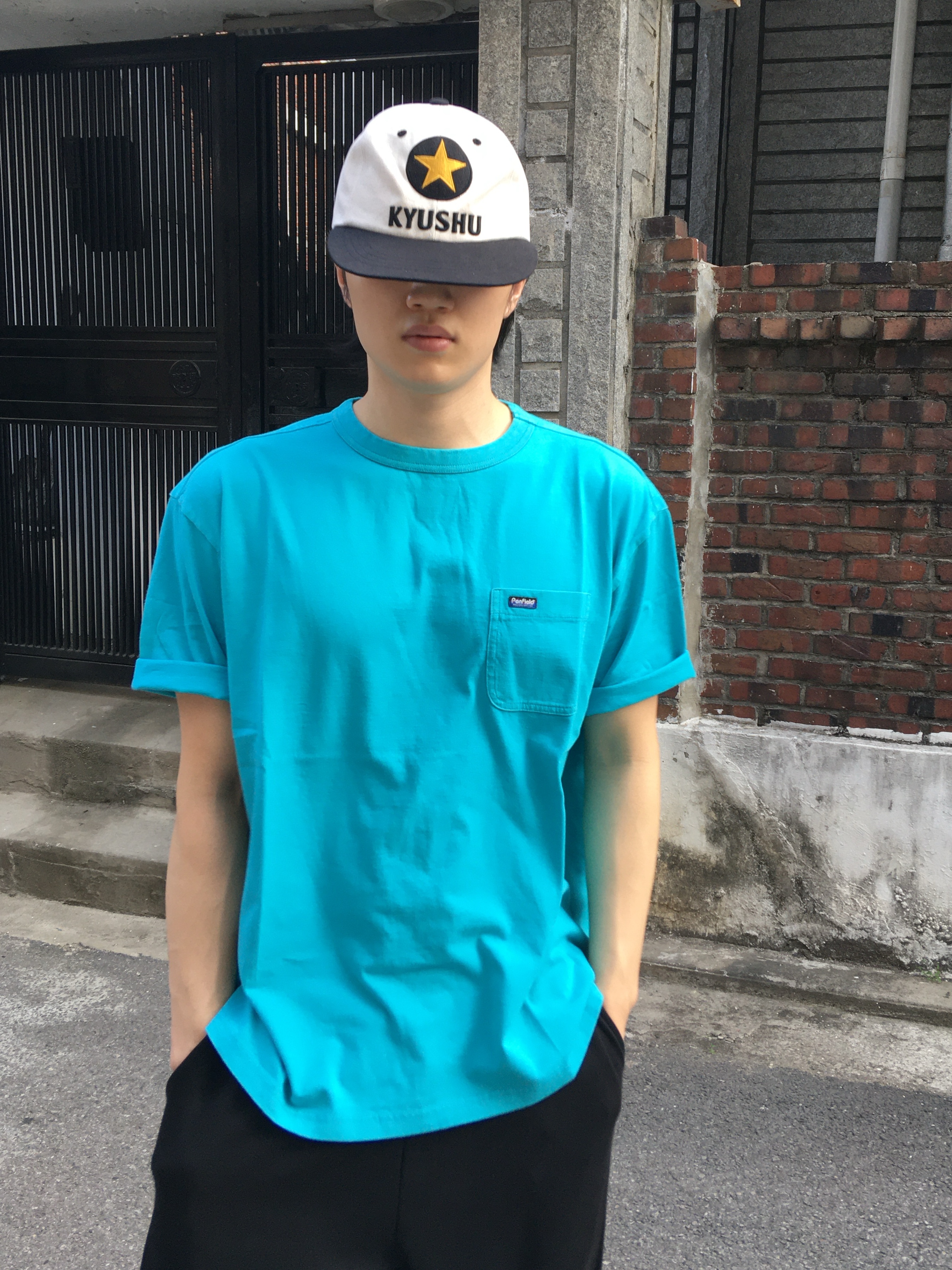 Aoiro KYUSHU Star ビール Cap 착용 스타일