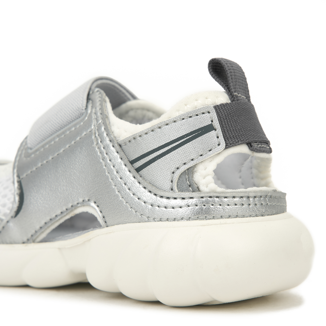 (키즈) 뉴발란스 프리들 920 샌들 실버((Kids) New Balance Freedle 920 Sandal Silver) - 8