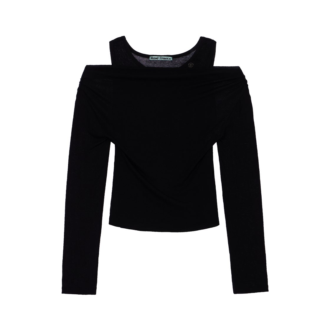 로제프란츠 레이어드 셔링 롱슬리브 블랙(Rosefrantz Layered Shirring Long Sleeve [Black]) - 1