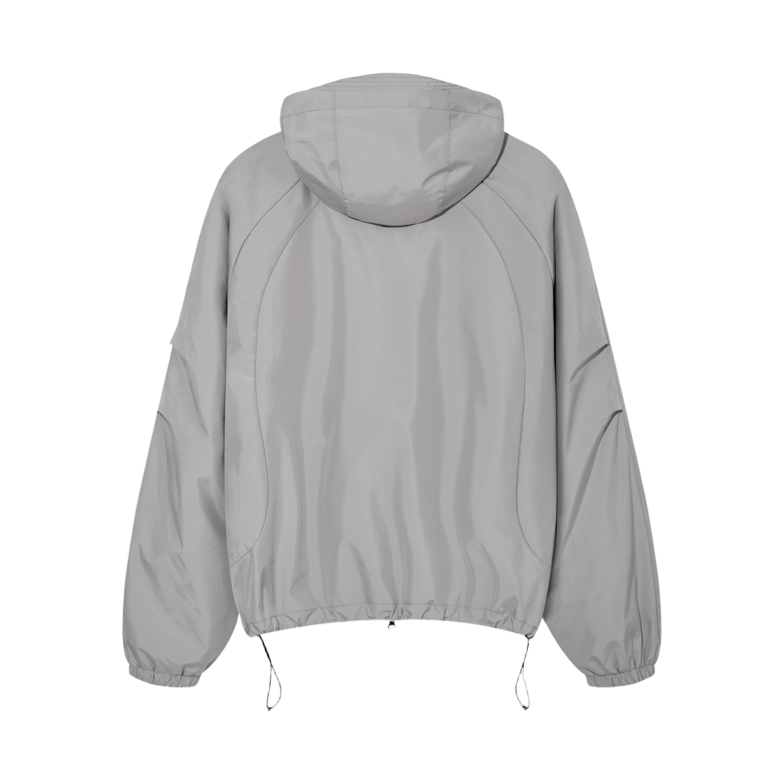 디미트리블랙 발라클라바 슬래쉬 후드 집업 윈드브레이커 그레이(Dimitri Black Balaclava Slash Hooded Zip Up Windbreaker Grey) - 2