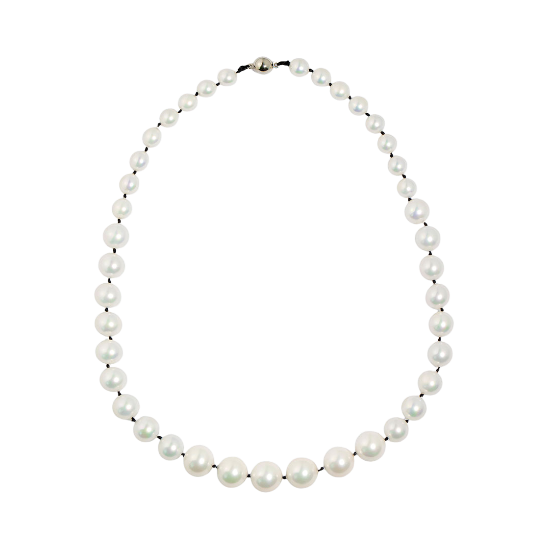 L261MNK020 lovememonster Big Wish Pearl Necklace BLACK