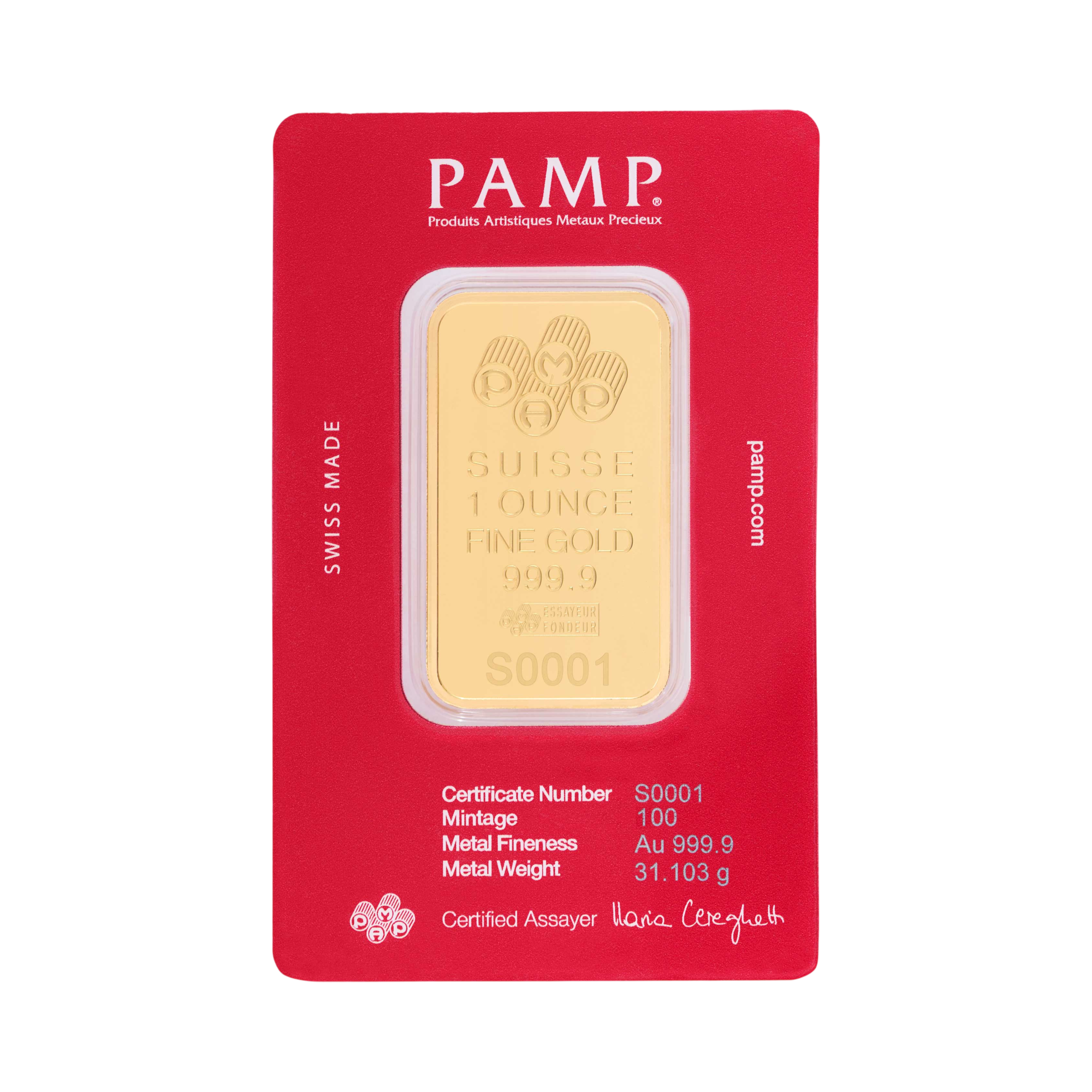 슈프림 x 팜프 스위스 골드바 1온즈 레드 - 26SS(Supreme x PAMP Suisse Gold Bar 1 oz. Red - 26SS) - 2