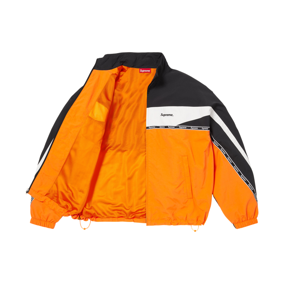슈프림 로고 테이핑 트랙 자켓 오렌지 - 26SS(Supreme Logo Taping Track Jacket Orange - 26SS) - 3