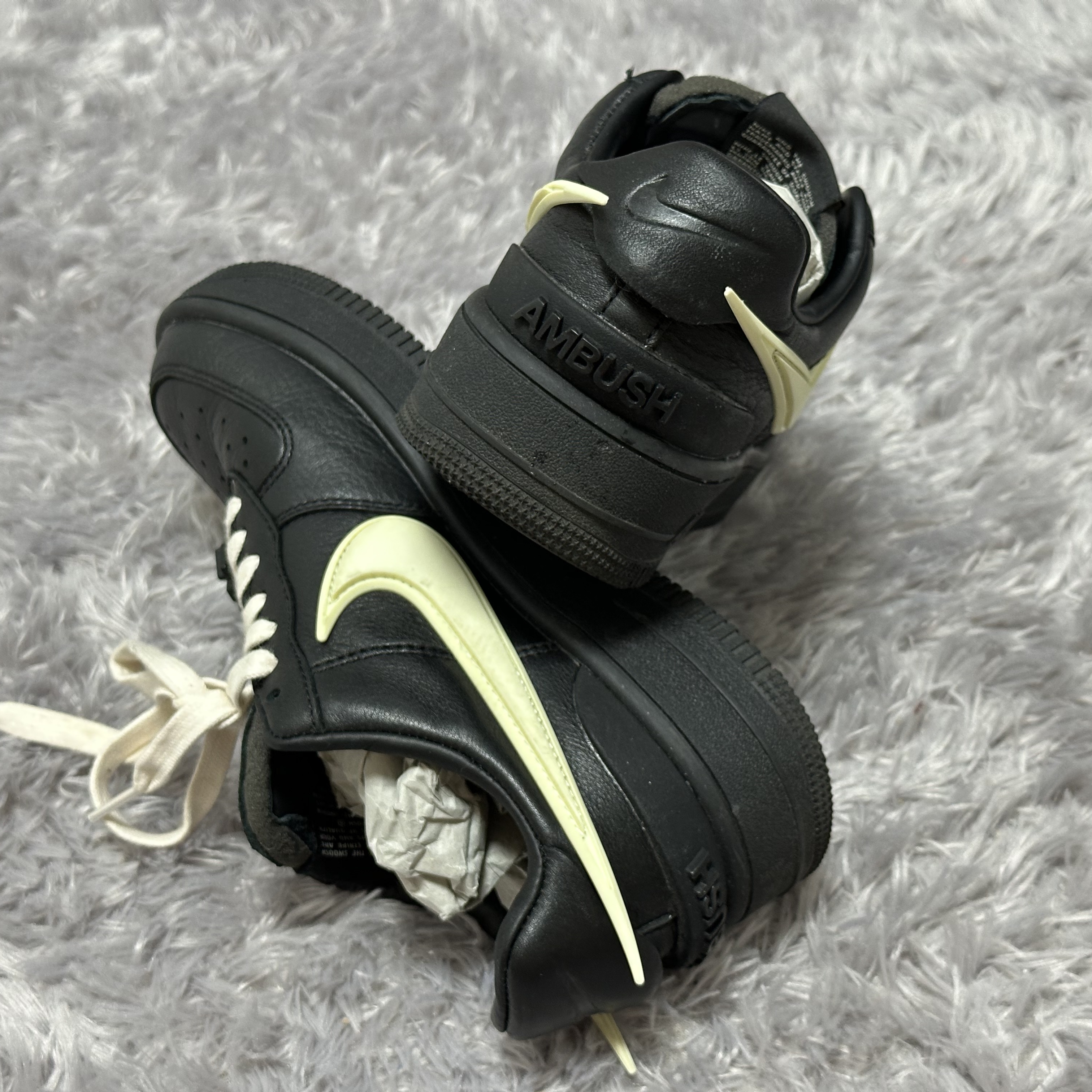 Nike x Ambush Air Force 1 Low SP Black 착용 스타일 - 4