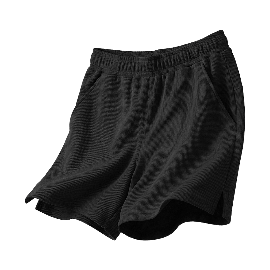 에프씨엠엠 스포츠 컴포트 와플 러닝 쇼츠 블랙(FCMM SPORT Comfort Waffle Running Shorts Black)