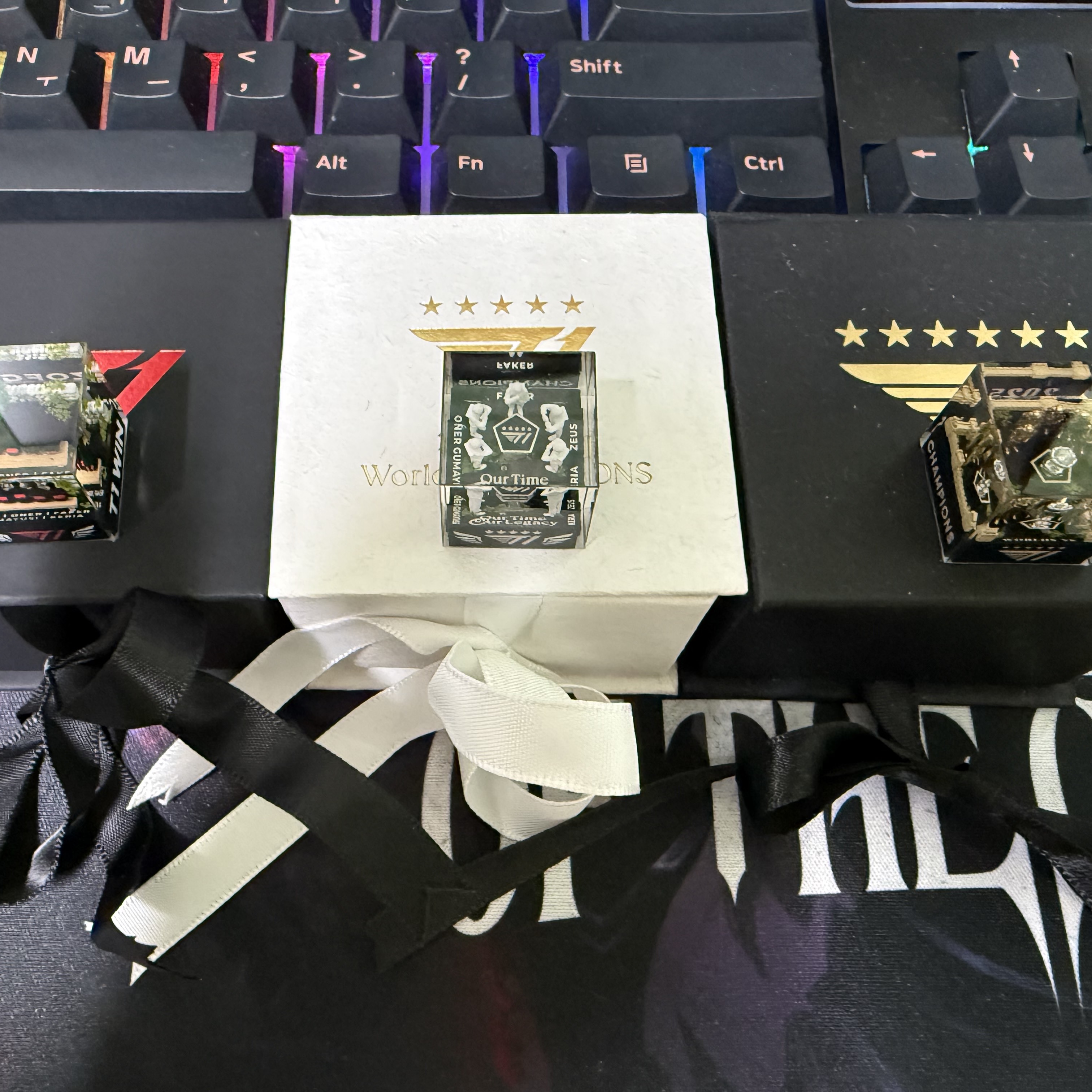 T1 2024 World Champions ZOFGK Keycap, T1 2024 World Champions Keycap 착용 스타일 - 2