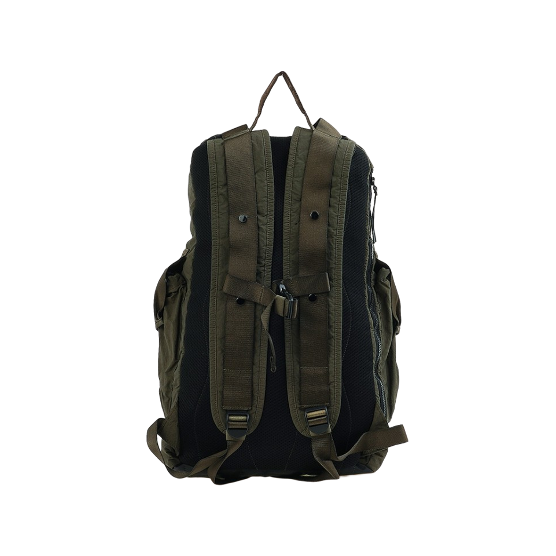 C.P. 컴퍼니 플레인 페이퍼 터치 믹스드 백팩 아이비 그린 - 26SS(C.P. Company Plain Paper Touch Mixed Backpack Ivy Green - 26SS) - 2