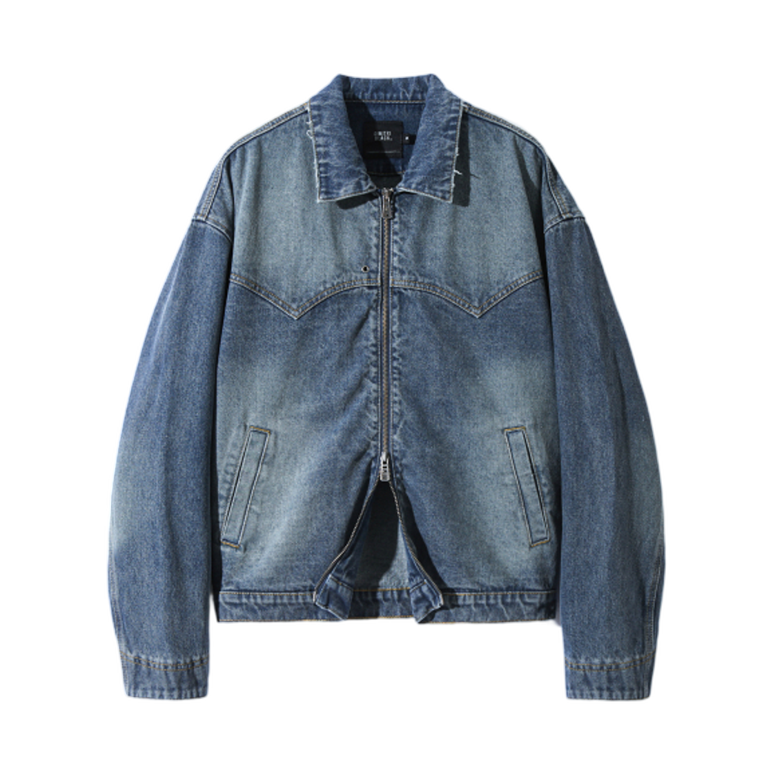 디미트리블랙 투웨이 웨스턴 데님 자켓 인디고 그레이(Dimitri Black 2Way Western Denim Jacket Indigo Grey)