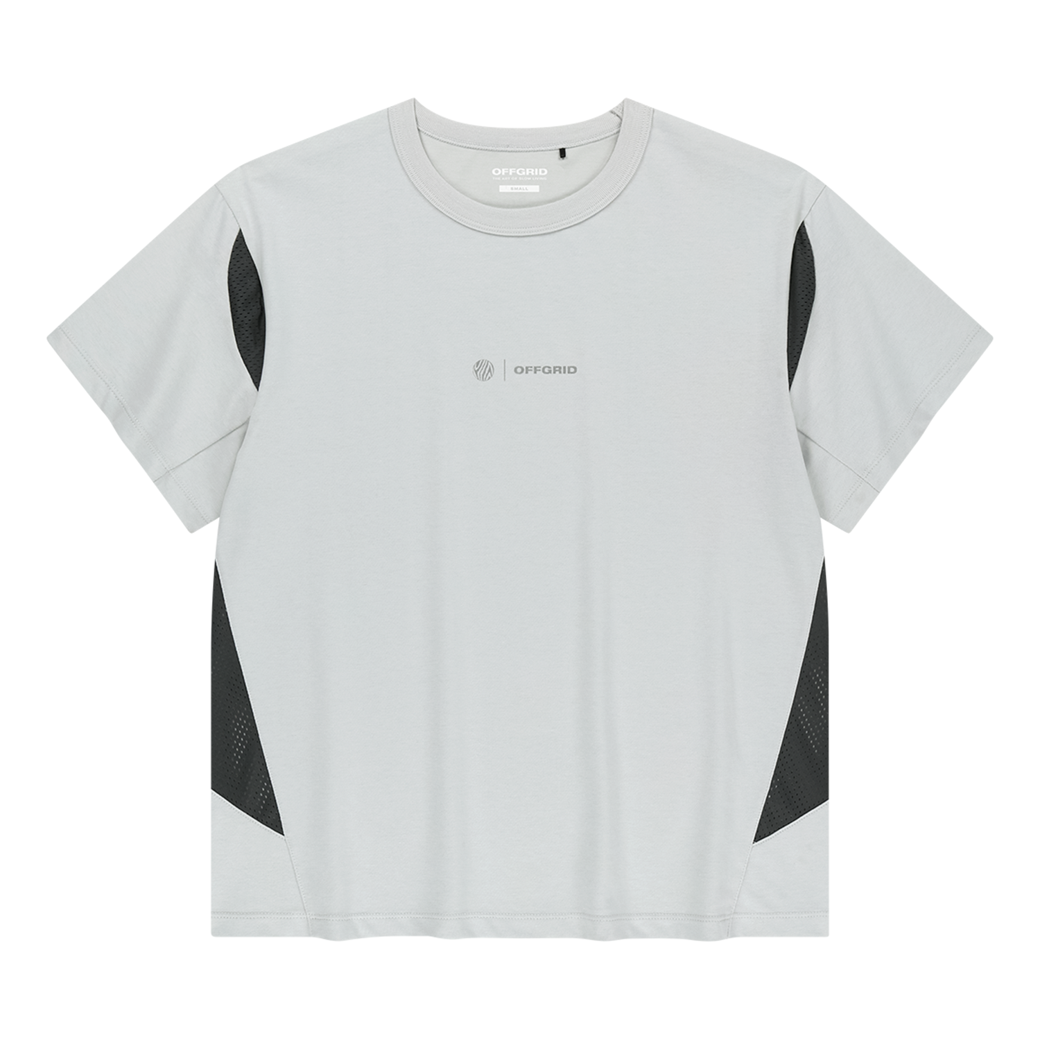 오프그리드 브리젝스 에어로쿨 하이브리드 반팔 티셔츠 라이트 그레이(OFFGRID Breezex Aerocool Hybrid Shortsleeve Light Grey)