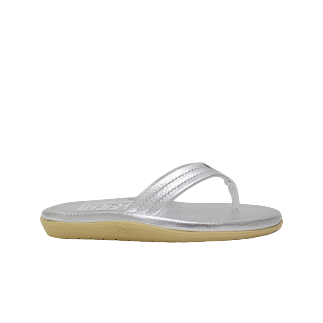 (W) 아일랜드 슬리퍼 레더 스웨이드 실버 화이트((W) Island Slipper Leather Suede Silver White)