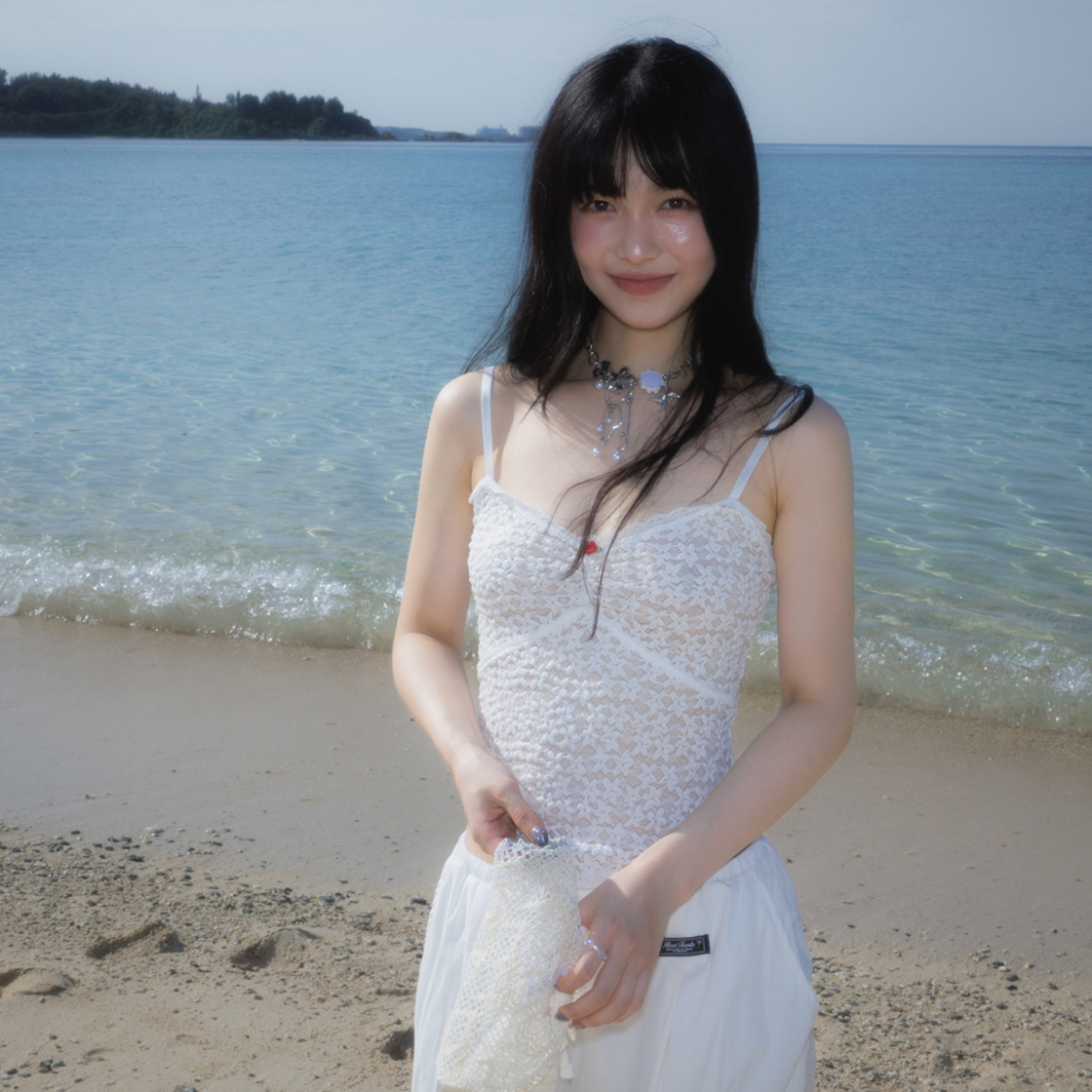 로제프란츠 레이스 바디수트 슬리브리스 아이보리(Rosefrantz Lace Bodysuit Sleeveless [Ivory]) - 5