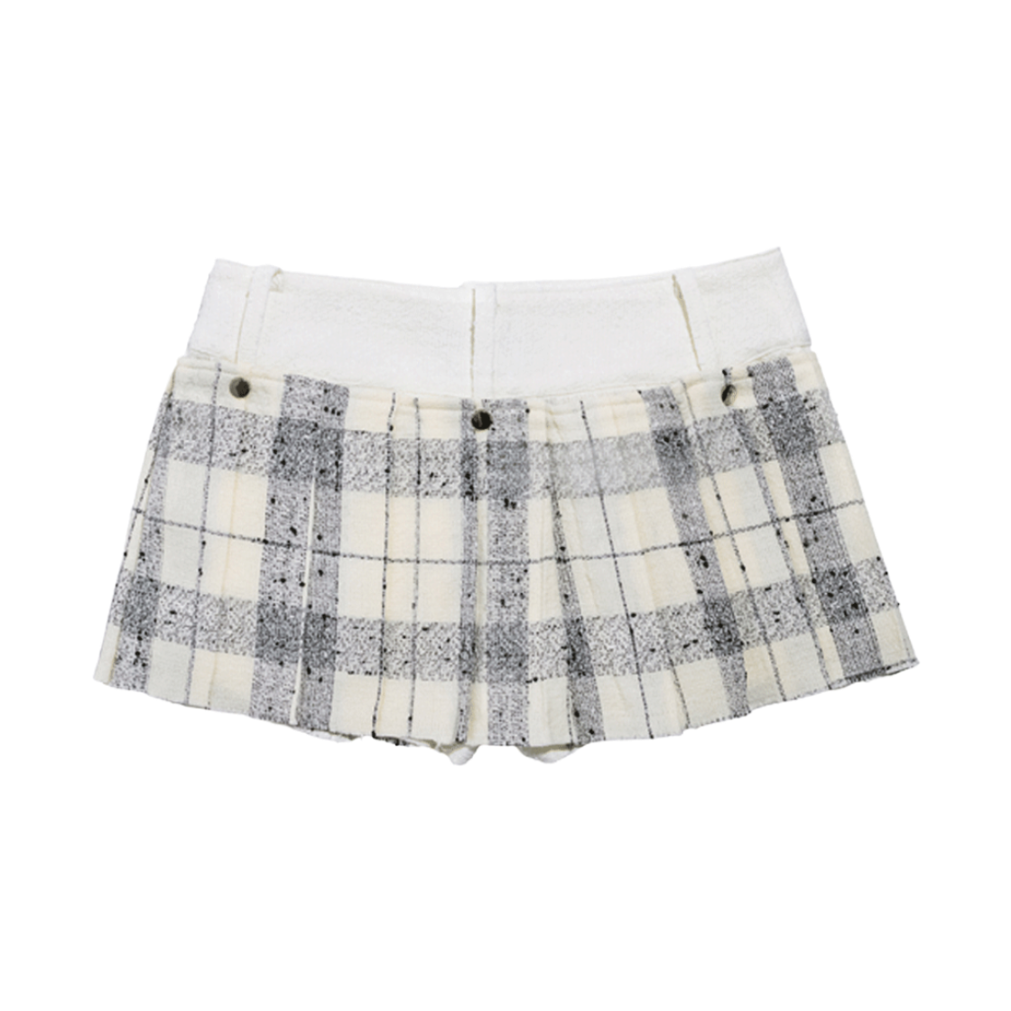 준수이 오리진 엔티티 04 트위드 투웨이 스코트 아이보리(JUNSUI ORIGIN ENT04 Tweed 2-Way Skort Ivory) - 2