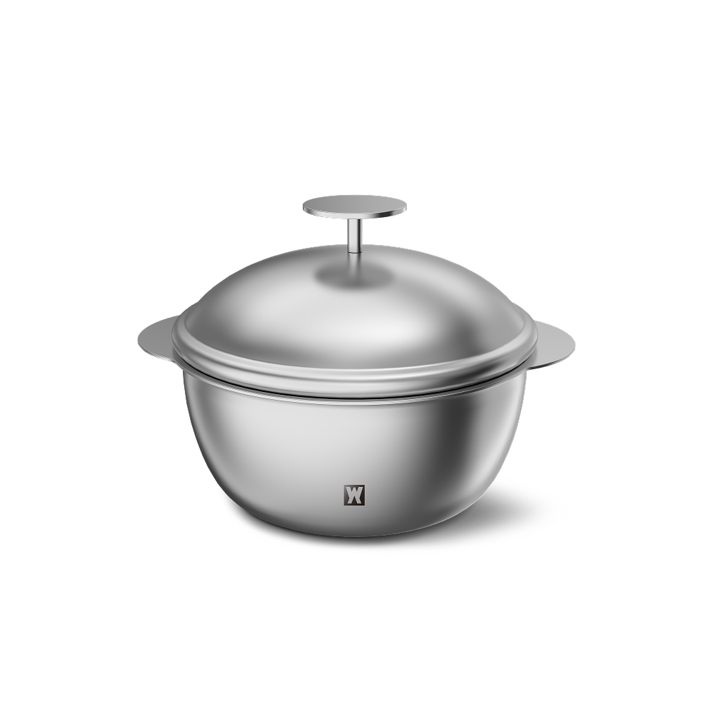 바겐슈타이거 통5중 스텐 316 달항아리 솥밥 죽 국 냄비(포춘팟) 18cm(WAGENSTEIGER 5-Ply Stainless Steel 316 Fortune Pot Rice & Porridge Soup Pot 18cm) - 1