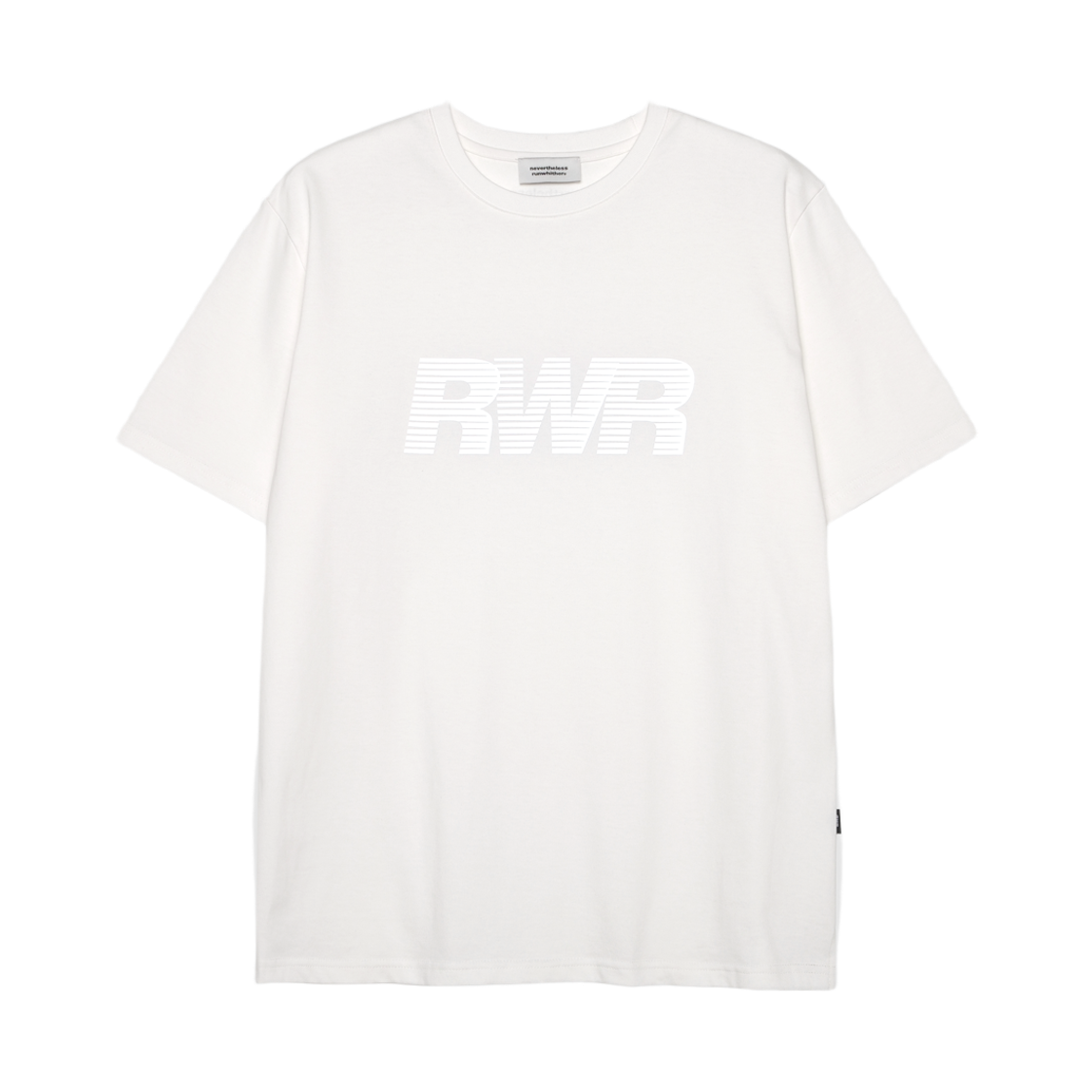 [KREAM 단독] 런위더 에센셜 티셔츠 화이트([KREAM 단독] runwhither Essential T-Shirt White)