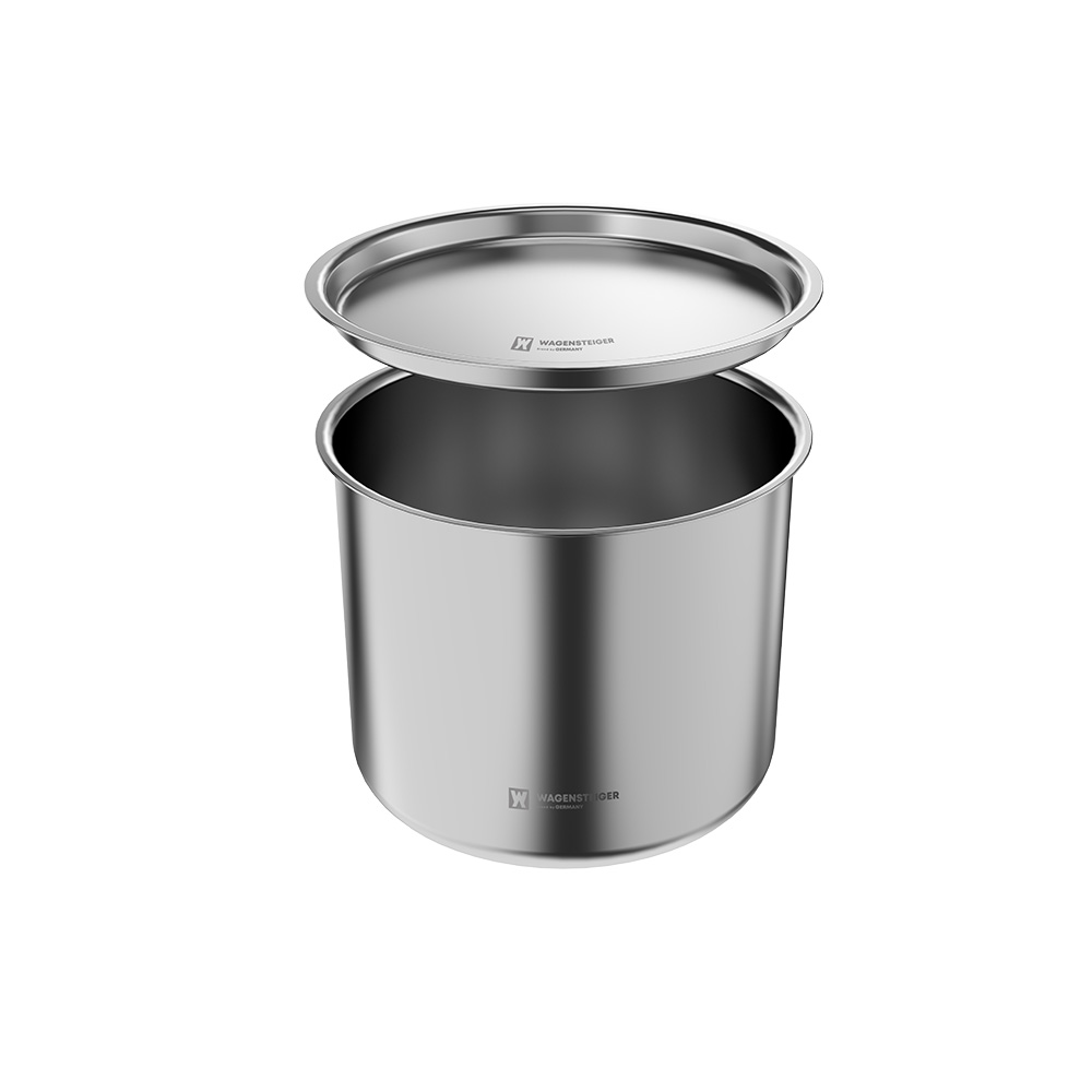 바겐슈타이거 룬다르트 무연마제 스텐 304 캐니스터 깊은형(대)1700ml(WAGENSTEIGER Rundart Non-Polishing Stainless Steel 304 Canister Deep Type (Large) 1700ml) - 6