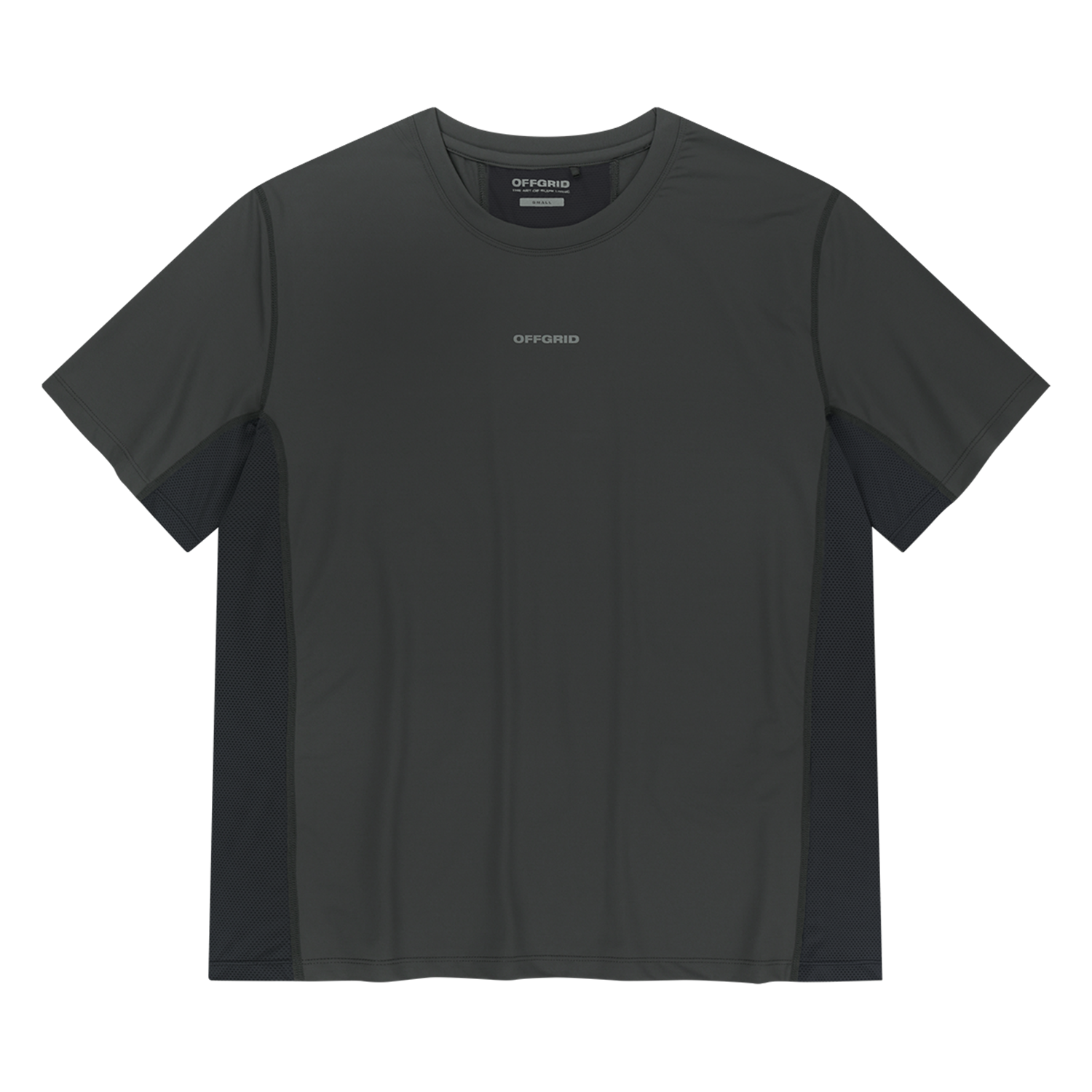 오프그리드 쿨리어 아스킨 하이브리드 반팔 티셔츠 차콜(OFFGRID Coolier Askin Hybrid Shortsleeve Charcoal)