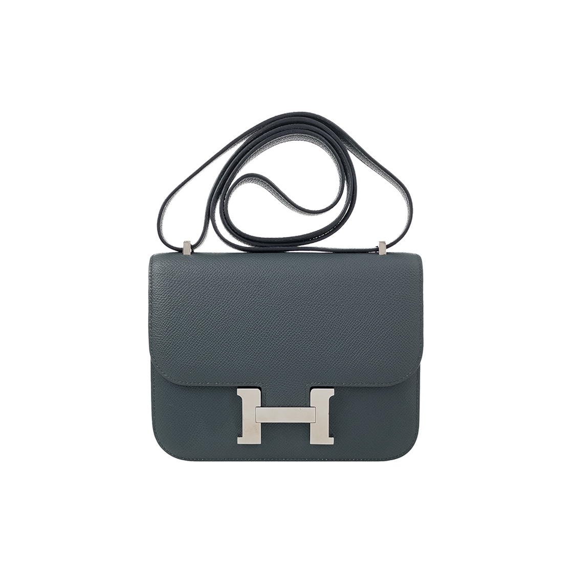 ITGHIVB7NG22 Hermes Constance TPM Blue Orange Silver Hardware