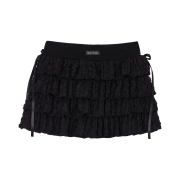 Rosefrantz CanCan Ribbon Mini Skirt [Black]