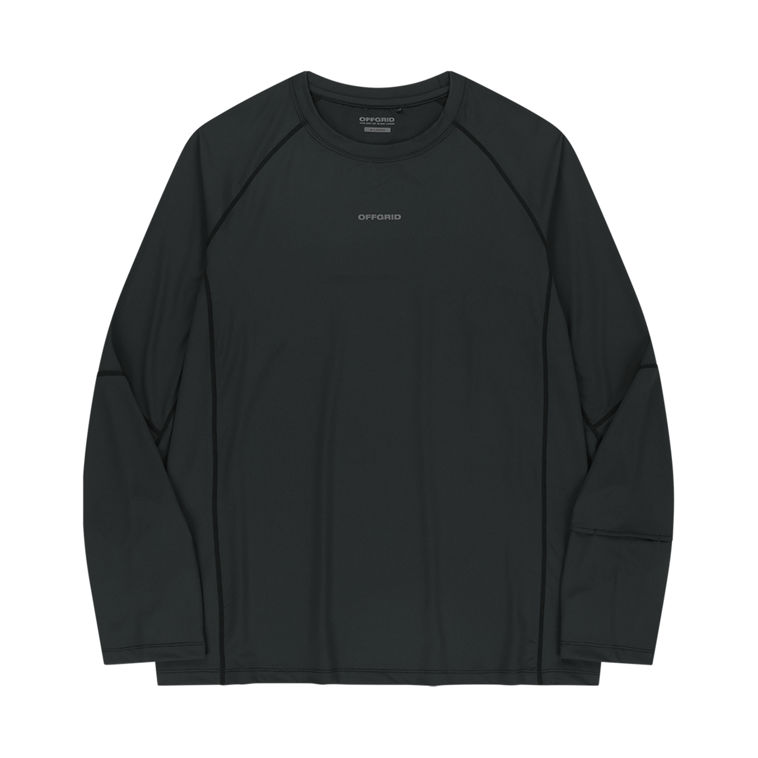 오프그리드 쿨리어 아스킨 롱슬리브 블랙(OFFGRID Coolier Askin Longsleeve Black)