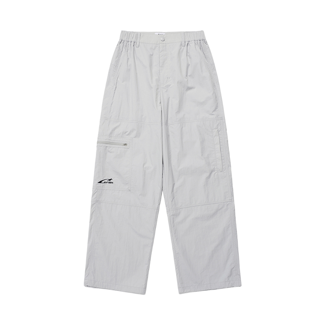CV2ESUPA10ALG CAVISH Nylon Space Cargo Pants Light Grey