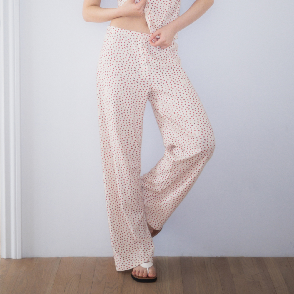 로제프란츠 로즈 앤 베리 라운지 팬츠 아이보리(Rosefrantz Rose & Berry Lounge Pants [Ivory]) - 5