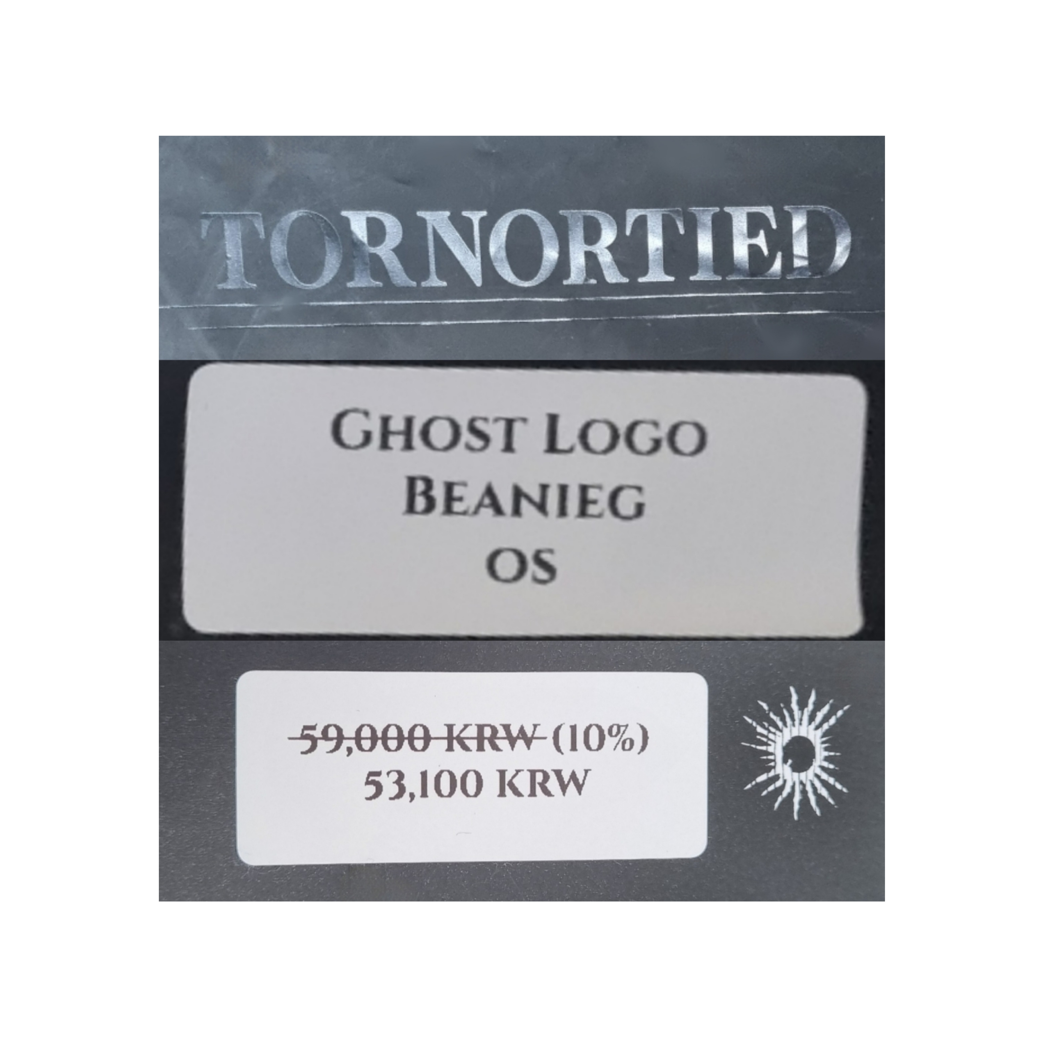 eS Accel OG Black, tornortied Ghost logo beanie 착용 스타일 - 2