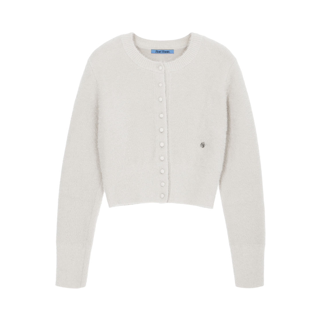 RS24FCD101IVR Rosefrantz Fur Round Cardigan [Ivory]