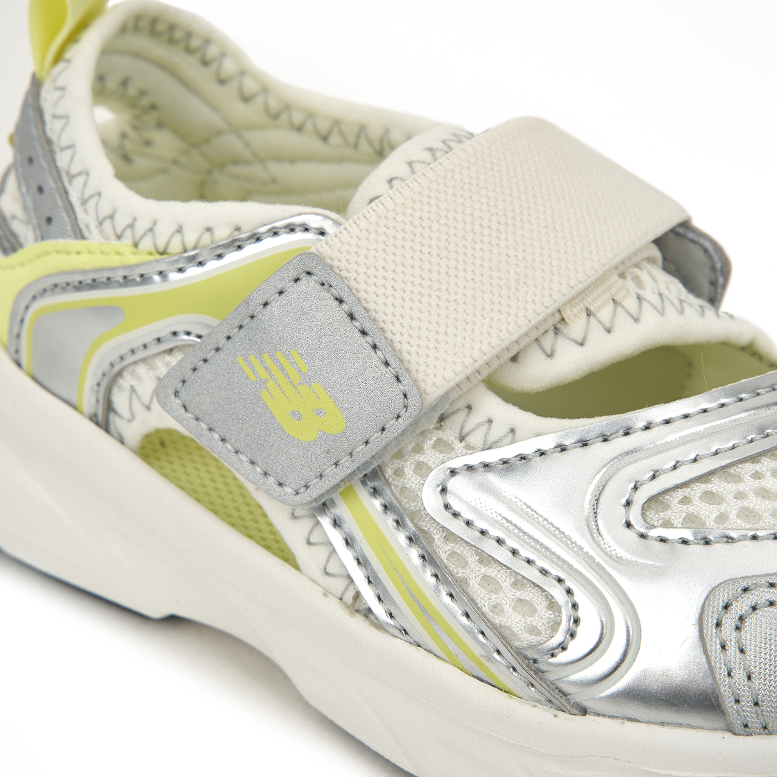 (키즈) 뉴발란스 프리들 X 샌들 비타 옐로우((Kids) New Balance Freedle X Sandal Vita Yellow) - 7