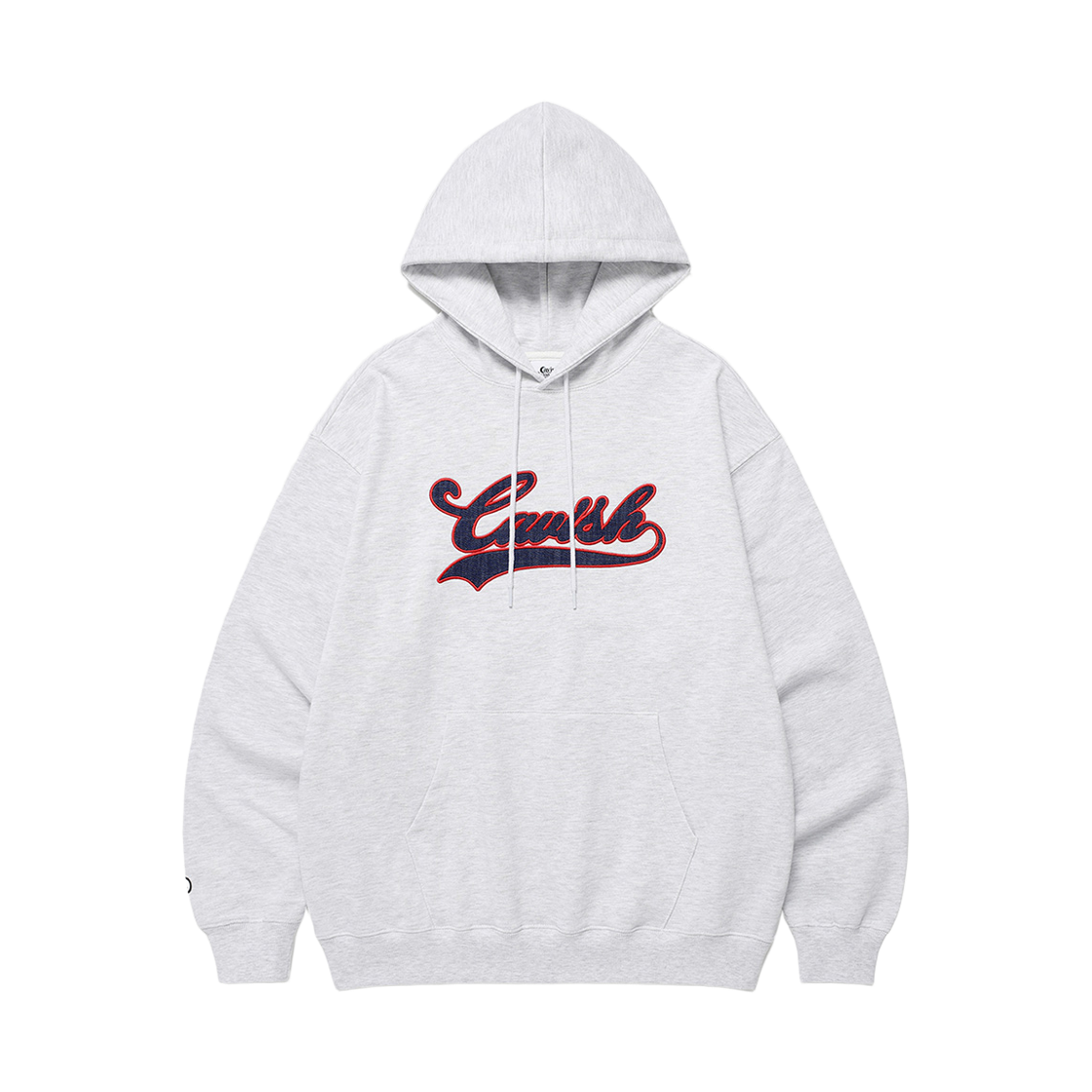 CV2ESUM405ALG CAVISH Applique Stadium Logo Hoodie Light Grey