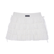 Rosefrantz CanCan Ribbon Mini Skirt [White]
