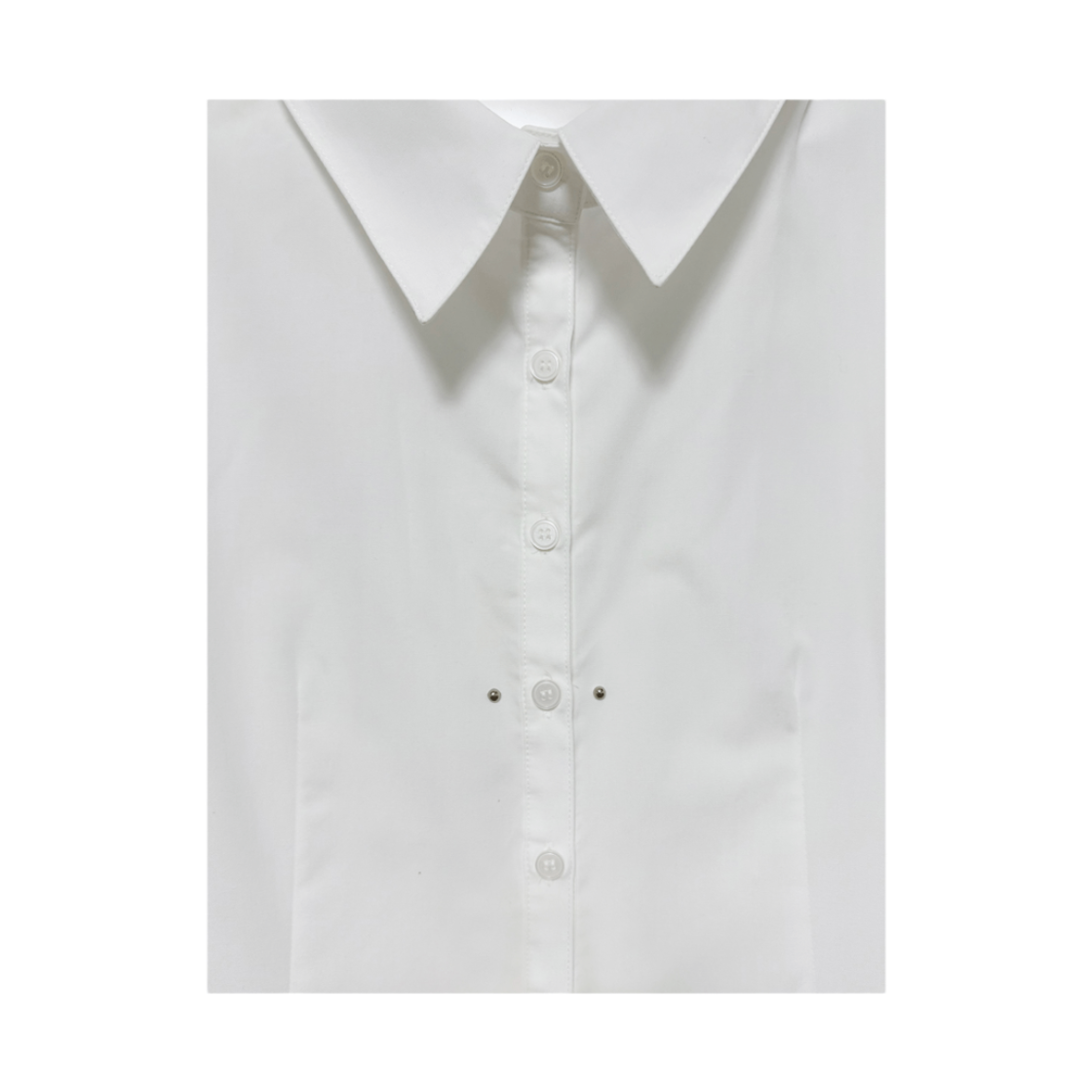 준수이 오리진 엔티티 03 스터드 셔츠 화이트(JUNSUI ORIGIN ENT03 Studded Shirt White) - 3