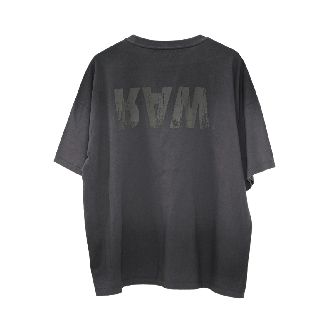 이티씨이 로우 스프레이드 티셔츠 차콜(ETCE Raw-Sprayed T-shirts Charcoal)