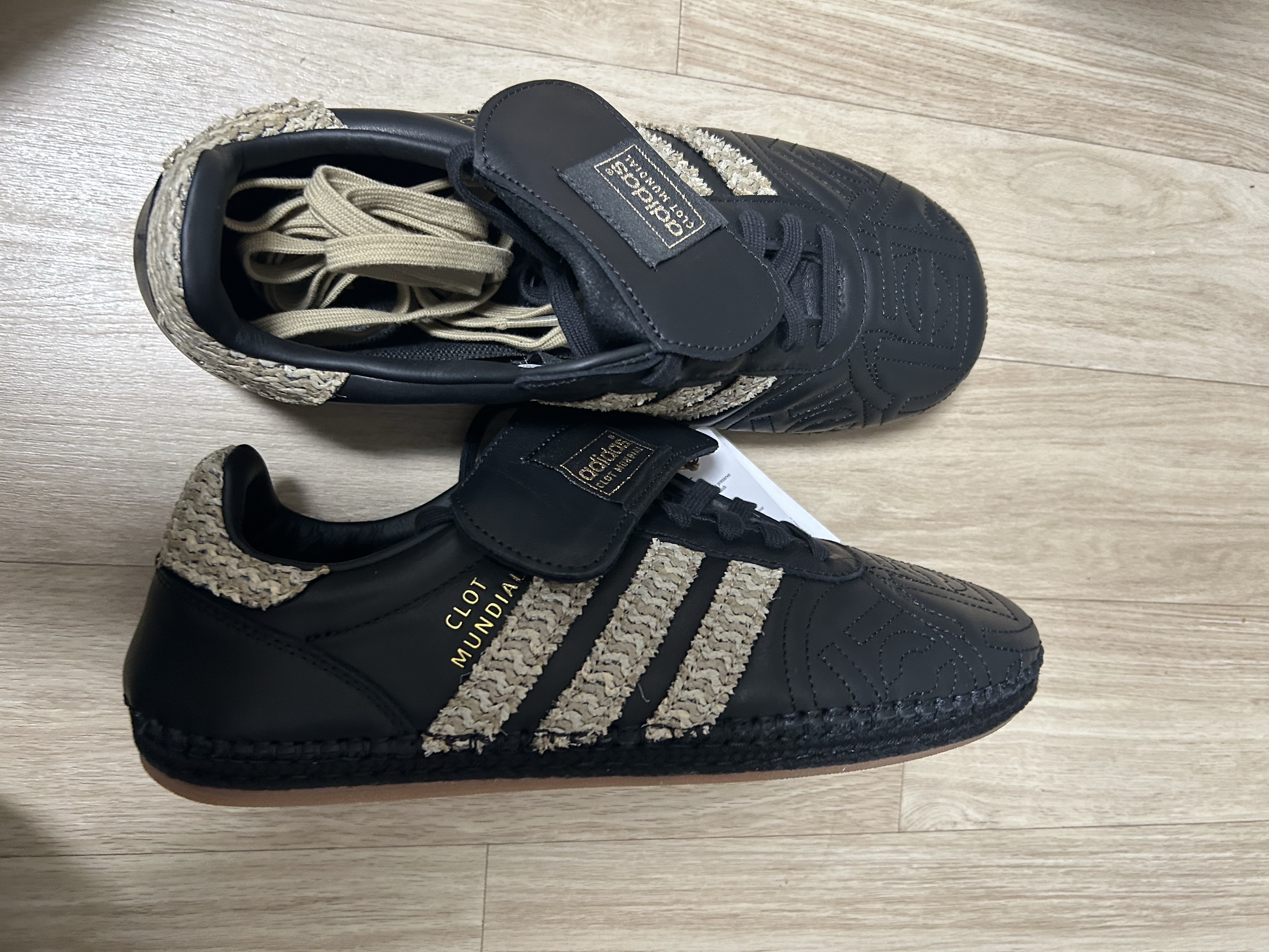 Adidas x Edison Chen Clot Mundial Core Black Hemp 착용 스타일