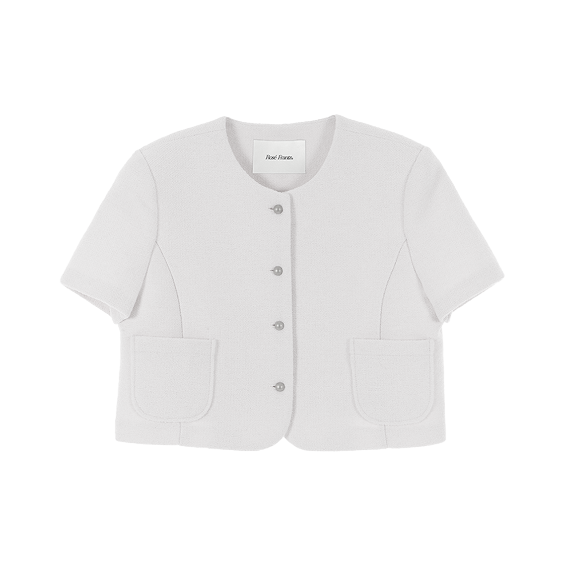로제프란츠 반팔 트위드 자켓 아이보리(Rosefrantz Half Sleeve Tweed Jacket [Ivory])