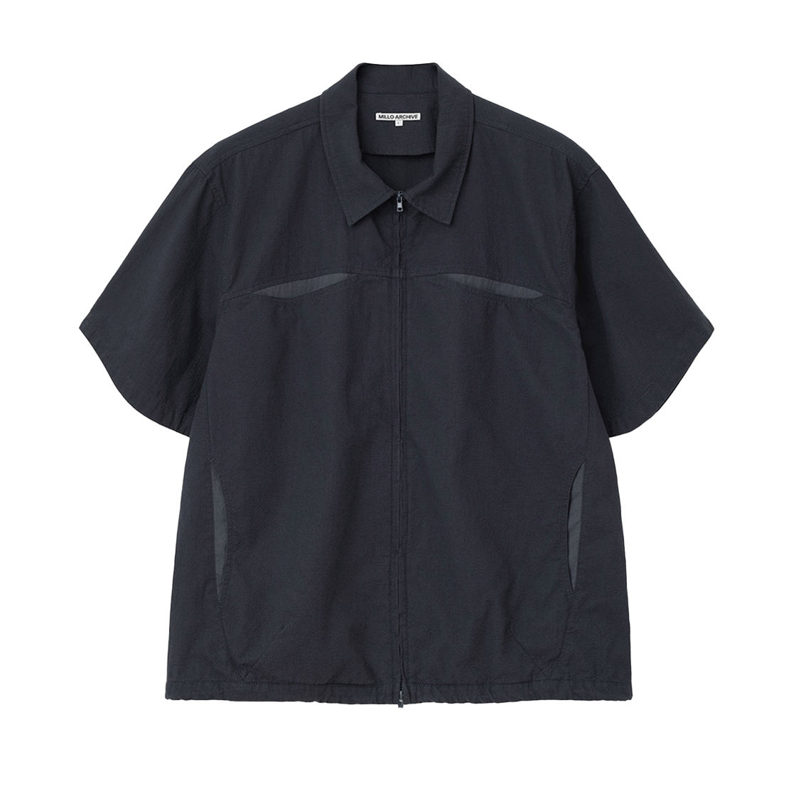 밀로 아카이브 리그 집업 셔츠 네이비(Millo Archive Rig Zip-Up Shirt Navy)