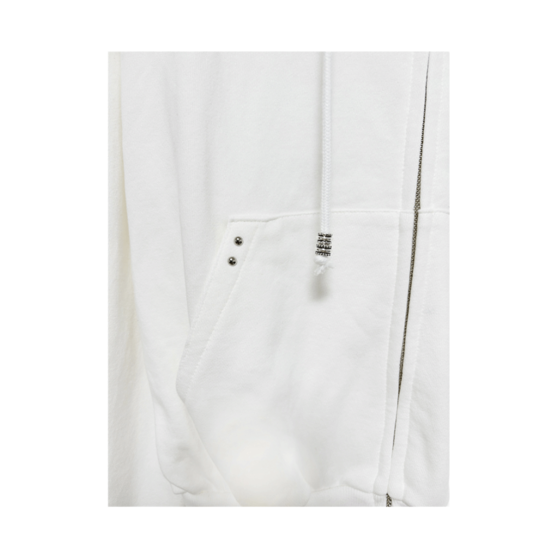 준수이 오리진 엔티티 06 핫픽스 집업 후디 아이보리(JUNSUI ORIGIN ENT06 Hotfix Zip-Up Hoodie Ivory) - 4