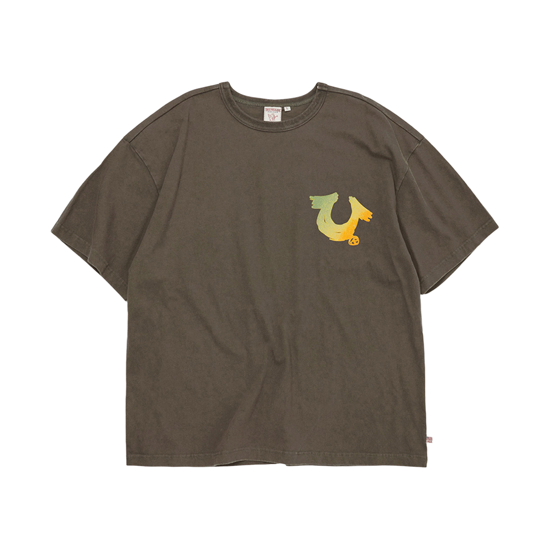 트루릴리젼 와일드 인스팅트 티셔츠 워시드 그린(True Religion Wild Instict T-Shirt_Washed Green) - 1