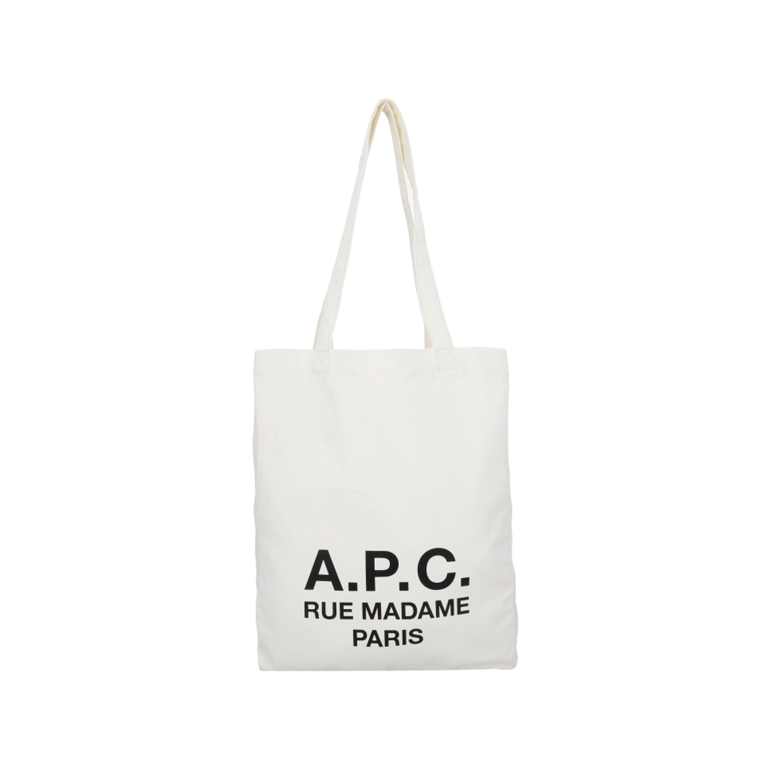COHMN-M67064-AAD A.P.C. Lou Rue 2.0 Tote Bag Ecru