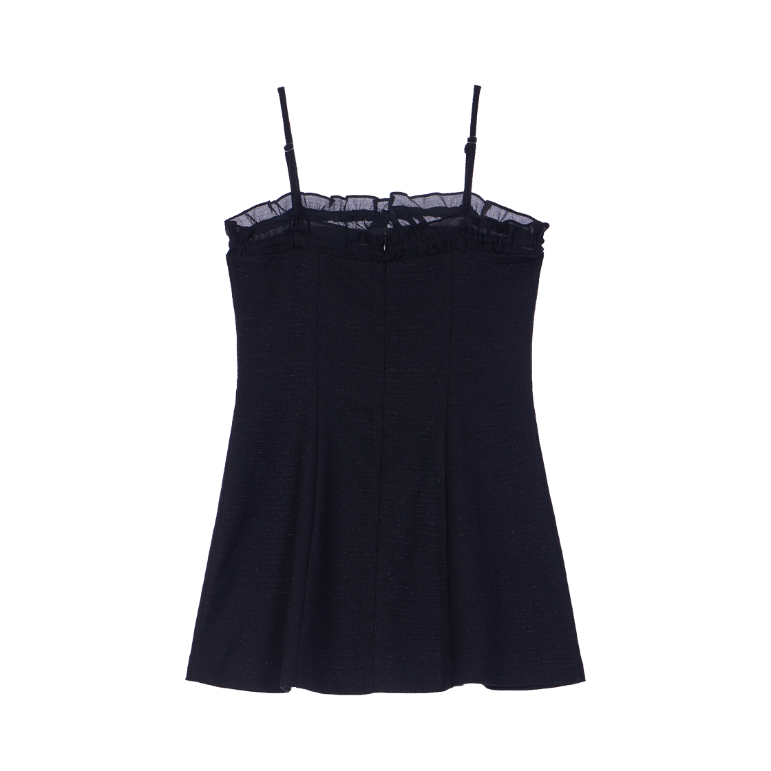 로제프란츠 트위드 리본 타이 미니 원피스 블랙(Rosefrantz Tweed Ribbon Tie Mini Dress [Black]) - 4