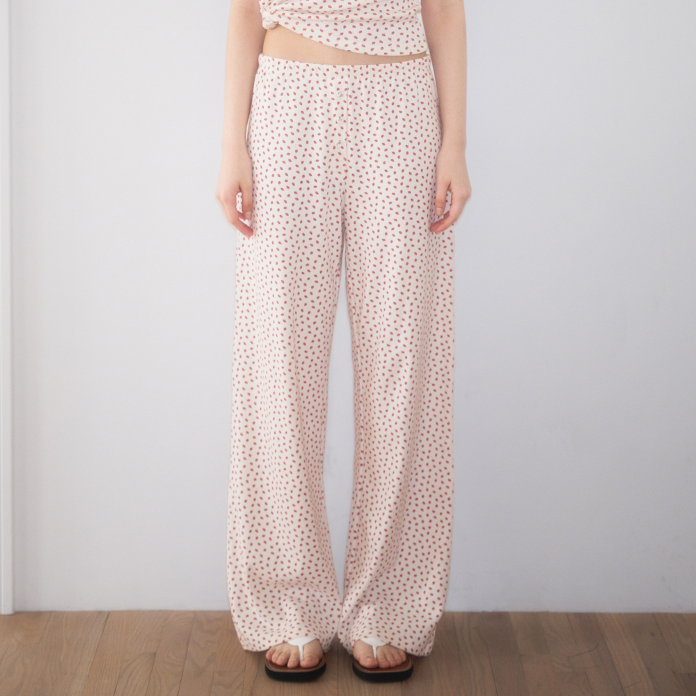 로제프란츠 로즈 앤 베리 라운지 팬츠 아이보리(Rosefrantz Rose & Berry Lounge Pants [Ivory]) - 2