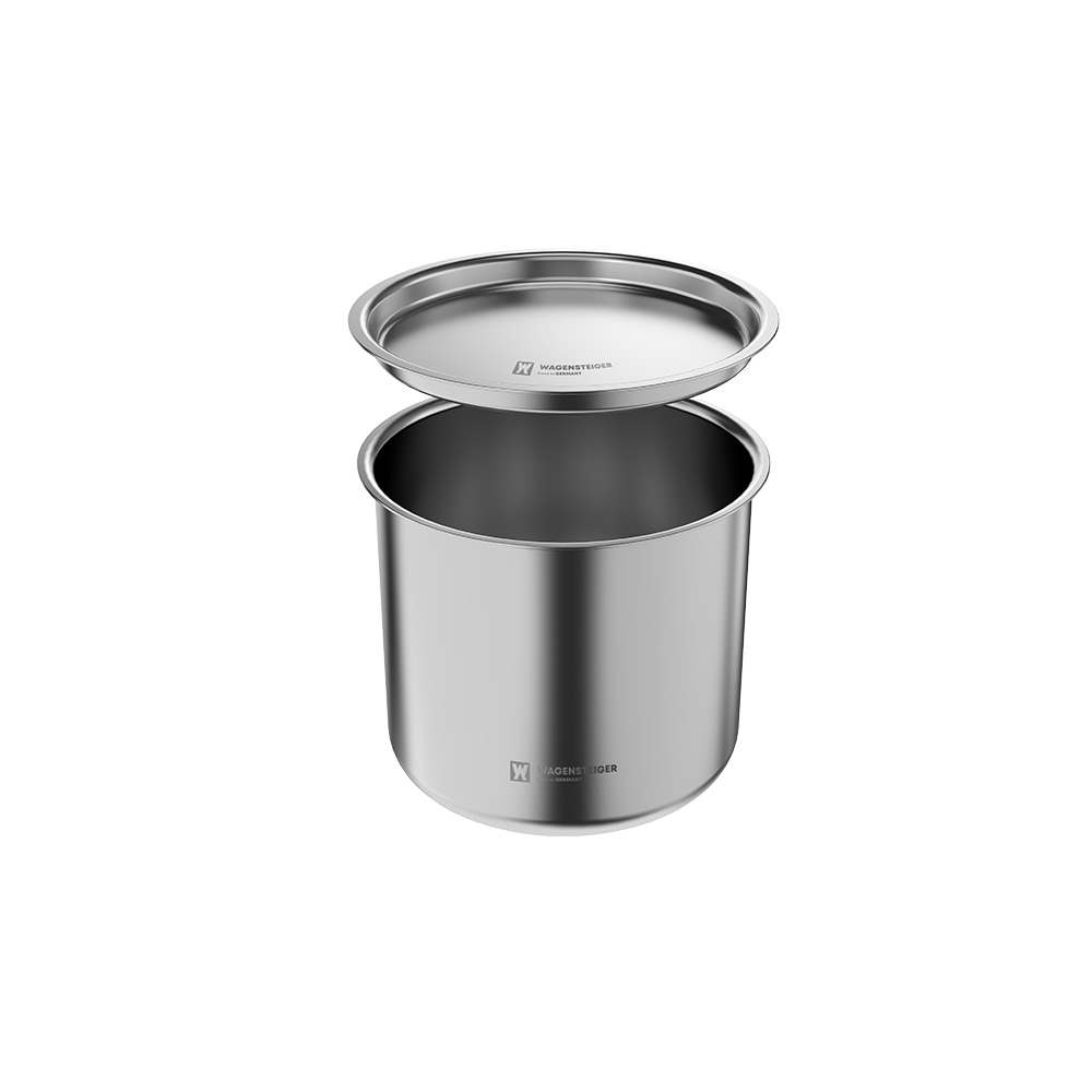바겐슈타이거 룬다르트 무연마제 스텐 304 캐니스터 깊은형(중)1200ml(WAGENSTEIGER Rundart Non-Polishing Stainless Steel 304 Canister Deep Type (Medium) 1200ml) - 6