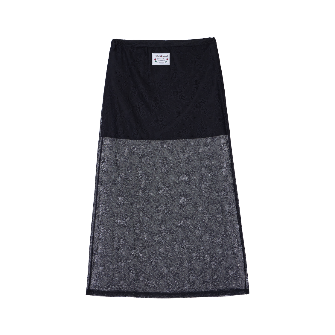 로제프란츠 레이스 로우라이즈 롱 스커트 블랙(Rosefrantz Lace Lowrise Long Skirt [Black]) - 2