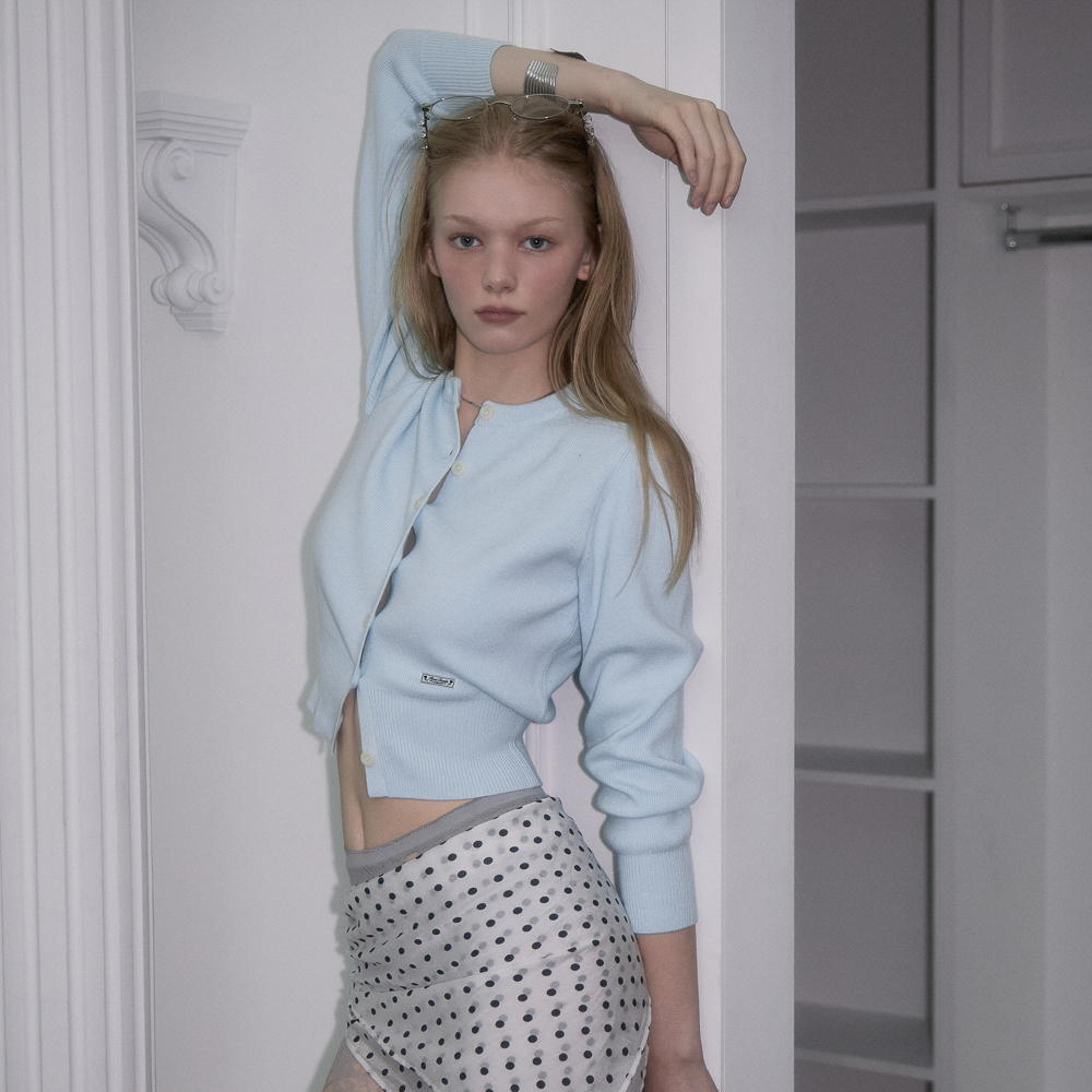 로제프란츠 소프트 너트 버튼 가디건 스카이 블루(Rosefrantz Soft Nut Button Cardigan [Sky Blue]) - 2