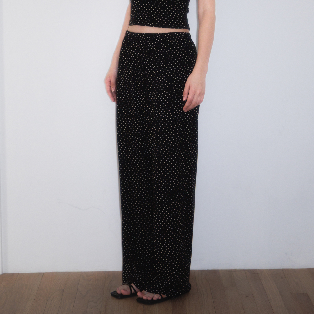 로제프란츠 로즈 앤 베리 라운지 팬츠 블랙(Rosefrantz Rose & Berry Lounge Pants [Black]) - 3