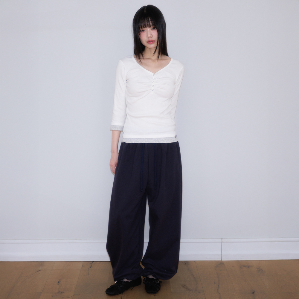 로제프란츠 백 포켓 스트링 스웻팬츠 차콜(Rosefrantz Back Pocket String Sweatpants [Charcoal]) - 2