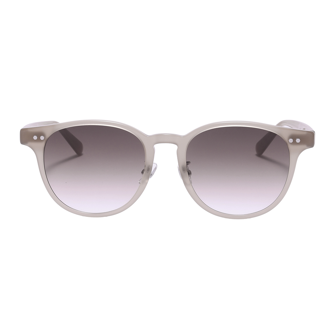 SBS1602 2121G ALO EYEWEAR [SILVERBITE] SBS1602 2121G acetate round beige sunglasses