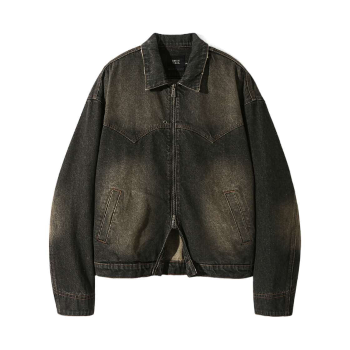 디미트리블랙 투웨이 웨스턴 데님 자켓 더스트 블랙(Dimitri Black 2Way Western Denim Jacket Dust Black)
