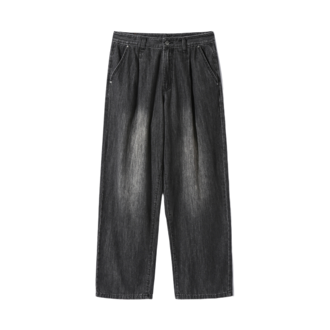 디미트리블랙 ASI 올 선데이 와이드 리넨 라이크 데님 팬츠 그레이(Dimitri Black ASI All Sunday Wide Linen Like Denim Pants Grey) - 1