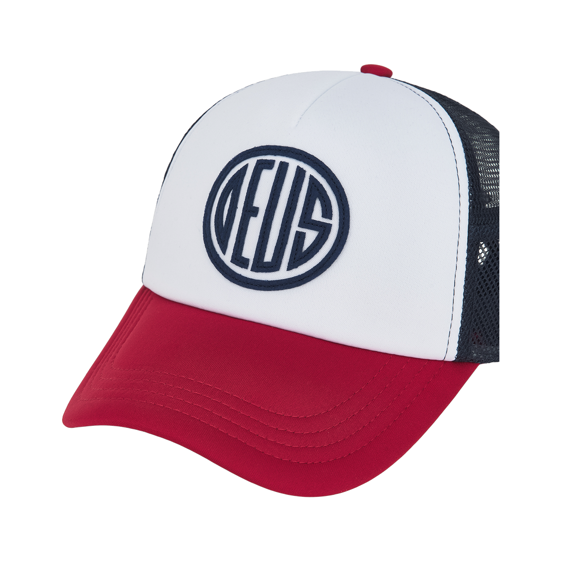 데우스 엑스 마키나 필 트러커 캡 레드 네이비(Deus Ex Machina Pill Trucker Cap Red Navy) - 5