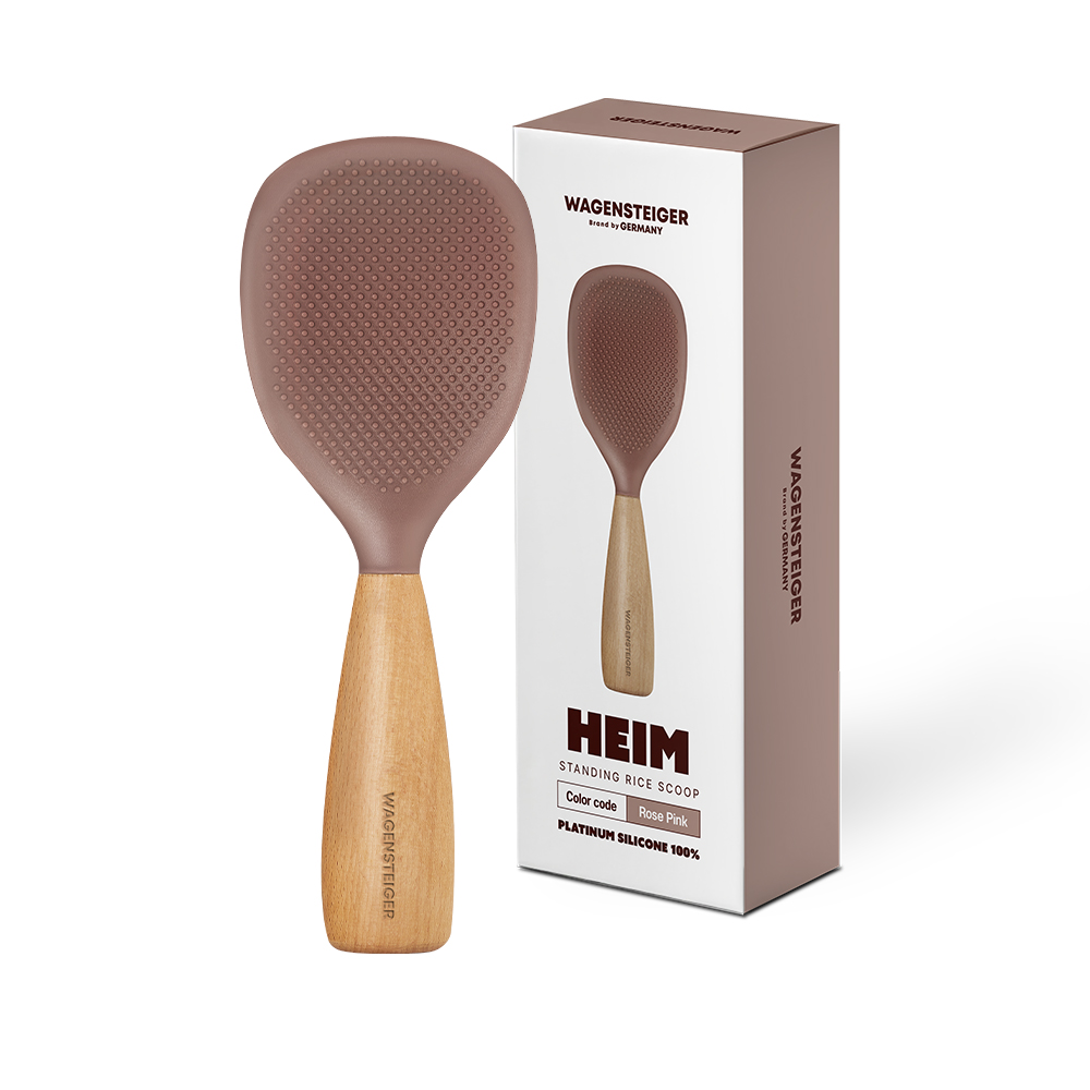 바겐슈타이거 플래티넘 실리콘 하임 스탠딩 주걱 로즈핑크(WAGENSTEIGER Platinum Silicone Heim Standing Rice Paddle Rose Pink) - 5
